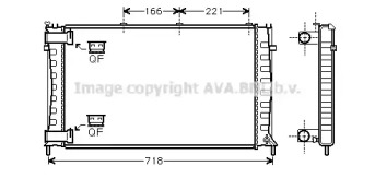 Теплообменник AVA QUALITY COOLING CN2143