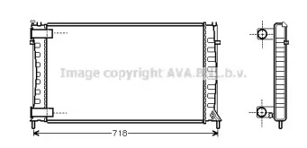 Теплообменник AVA QUALITY COOLING CN2144