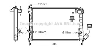 Теплообменник AVA QUALITY COOLING CN2165