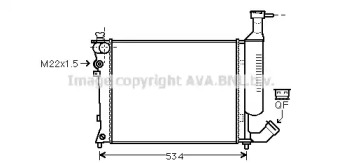 Теплообменник AVA QUALITY COOLING CN2167