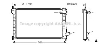 Теплообменник AVA QUALITY COOLING CN2182