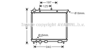 Теплообменник AVA QUALITY COOLING CN2187