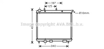 Теплообменник AVA QUALITY COOLING CN2190