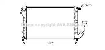 Теплообменник AVA QUALITY COOLING CN2195