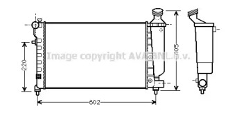 Теплообменник AVA QUALITY COOLING CN2197