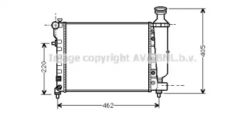 Теплообменник AVA QUALITY COOLING CN2206