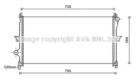 Теплообменник AVA QUALITY COOLING CN2278