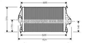 Теплообменник AVA QUALITY COOLING CN4081