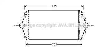 Интеркулер AVA QUALITY COOLING CN4086