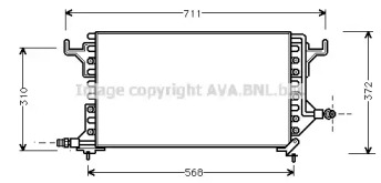 Конденсатор AVA QUALITY COOLING CN5069