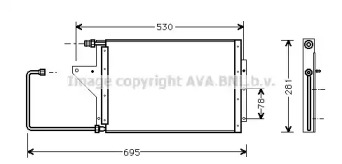 Конденсатор AVA QUALITY COOLING CN5095