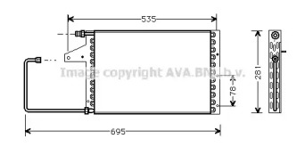 Конденсатор AVA QUALITY COOLING CN5097