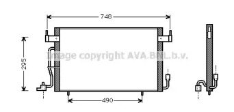 Конденсатор AVA QUALITY COOLING CN5141