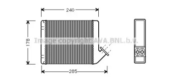 Теплообменник AVA QUALITY COOLING CN6031