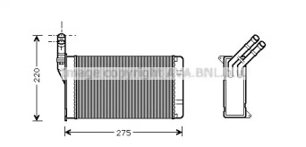 Теплообменник AVA QUALITY COOLING CN6082