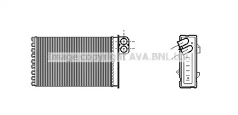 Теплообменник, отопление салона AVA QUALITY COOLING CN6191