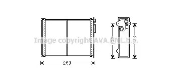 Теплообменник AVA QUALITY COOLING CN6260