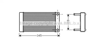 Теплообменник AVA QUALITY COOLING CN6265