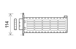 Теплообменник, отопление салона AVA QUALITY COOLING CN6306