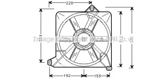 Электродвигатель, вентиляция салона AVA QUALITY COOLING CN7514