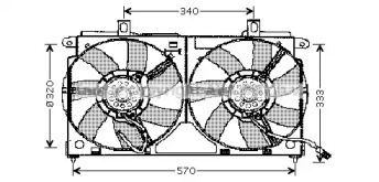 Вентилятор AVA QUALITY COOLING CN7523