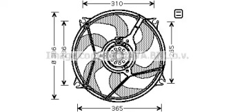 Вентилятор AVA QUALITY COOLING CN7528