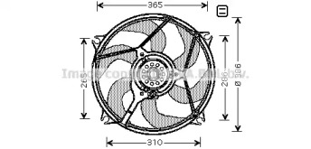 Вентилятор AVA QUALITY COOLING CN7531