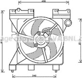 Вентилятор AVA QUALITY COOLING CN7547