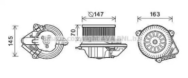 Электродвигатель AVA QUALITY COOLING CN8293