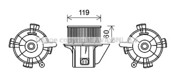 Электродвигатель AVA QUALITY COOLING CN8299