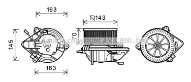 Электродвигатель, вентиляция салона AVA QUALITY COOLING CN8506