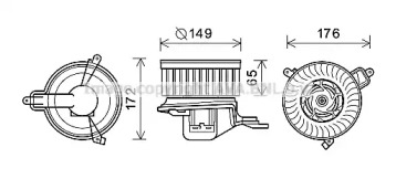 Электродвигатель AVA QUALITY COOLING CN8509