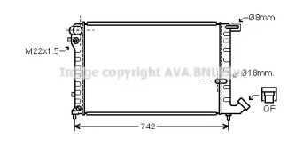 Теплообменник AVA QUALITY COOLING CNA2148