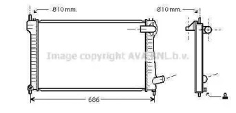 Теплообменник AVA QUALITY COOLING CNA2171