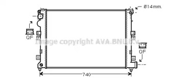 Теплообменник AVA QUALITY COOLING CNA2208