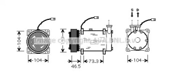 Компрессор AVA QUALITY COOLING CNAK030