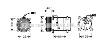 Компрессор AVA QUALITY COOLING CNAK158