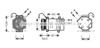 Компрессор AVA QUALITY COOLING CNAK207