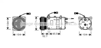 Компрессор AVA QUALITY COOLING CNAK222