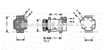 Компрессор AVA QUALITY COOLING CNAK238