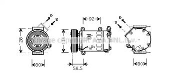 Компрессор AVA QUALITY COOLING CNAK242