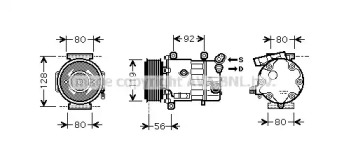 Компрессор AVA QUALITY COOLING CNAK255