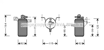 Осушитель AVA QUALITY COOLING CND014