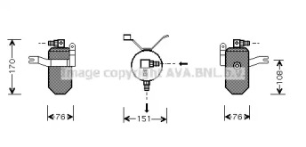 Осушитель AVA QUALITY COOLING CND184