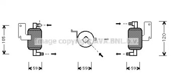 Осушитель AVA QUALITY COOLING CND186