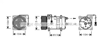 Компрессор AVA QUALITY COOLING CNK023