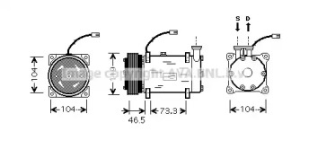 Компрессор AVA QUALITY COOLING CNK030