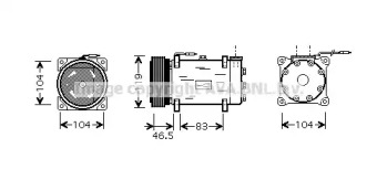 Компрессор AVA QUALITY COOLING CNK160