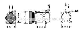 Компрессор AVA QUALITY COOLING CNK175