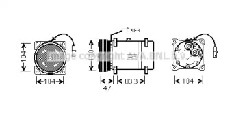 Компрессор AVA QUALITY COOLING CNK178